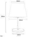 Ver imagem 3 de Abajur Eros Dome Amarelo Base Redonda Cobre