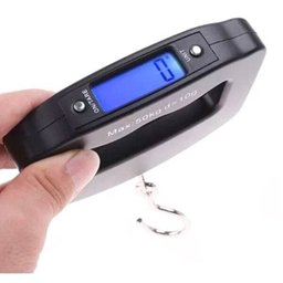 Balança Digital Portátil até 50 kg Mão Bagagem Mala Pesca - 1 Balança Digital Portátil até 50 kg Mão Bagagem Mala Pesca - 1