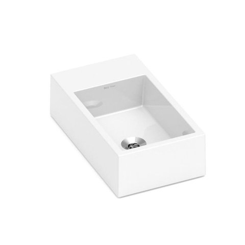 Cuba de Apoio com Mesa 440x265mm Loft Curve1 Branco Roca Cód. 1850740013100