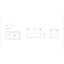 Ver imagem 2 de Cuba de Apoio com Mesa 440x265mm Loft Curve1 Branco Roca Cód. 1850740013100