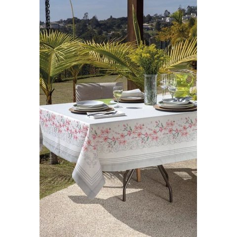 Toalha de Mesa Linha K Linho Enna 1,60x3,50M Kacyumara.