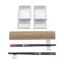 Ver imagem 1 de Jogo Comida Japonesa 10 Peças Bambu e Cerâmica Kyoto 7250 Lyor