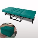 Ver imagem 3 de Puf Cama Pc01_mm 03 que Se Transforma em Sofá Cama Resistente e Confortável em Sarja 100% Algodão