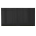 Ver mais imagens de Armário Aéreo Madesa Lux 120 cm 2 Portas Rustic e Preto