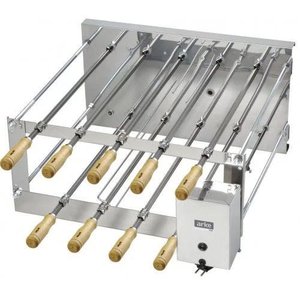 Churrasqueira Rotativa Inox Dupla 09 Espetos 220V Arke