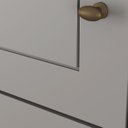 Ver mais imagens de Guarda-Roupa Casal 06 Portas 04 Gavetas com Pés Nova York Espresso Móveis Cinza