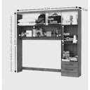 Ver imagem 2 de Modulado com Aéreo 5 Portas e Espelho Velvet -grand Line