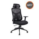 Ver imagem 6 de Cadeira Office Everest Presidente Ergonômica(nr17), Est. Nylon, Mecan. Sincron. Braços Reg. 3d,