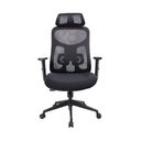 Ver imagem 1 de Cadeira Office Everest Presidente Ergonômica(nr17), Est. Nylon, Mecan. Sincron. Braços Reg. 3d,
