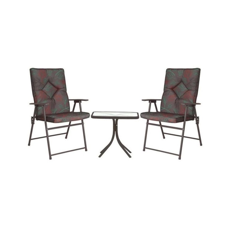 Conjunto Mesa + 2 Cadeiras Kairos K3, Grafite Mor