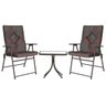 Conjunto Mesa + 2 Cadeiras Kairos K3, Grafite Mor - 1