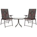 Ver imagem 1 de Conjunto Mesa + 2 Cadeiras Kairos K3, Grafite Mor