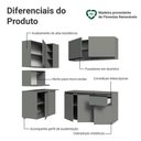 Ver imagem 5 de Armário de Cozinha Completa de Canto 265 Cm Suspensa Nice Madesa 06