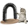 Coçador Arco Aro Massageador Gatos Arranhador Brinquedo Animais Catnip Pet - 2