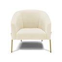 Ver imagem 6 de Poltrona Decorativa Pé de Ferro Dourado Kit 2 Stella Cotelê Ext/veludo D03 - D’Rossi