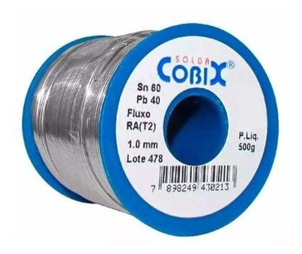 Solda Estanho Cobix 60x40 1mm com Fluxo Rq (t2) 500g - 3