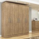 Ver imagem 1 de Guarda-roupa Casal 6 Portas 2 Gavetas Internas Paris Maxel