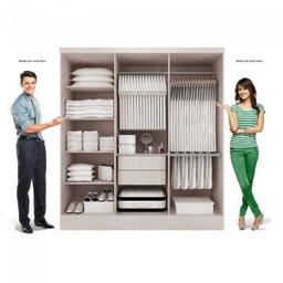 Guarda-roupa Casal 6 Portas 2 Gavetas Internas Paris Maxel - 6