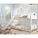 Ver imagem 1 de Beliche Casa Juvenil Balanço Menino com Escorregador Colchão