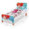 Quarto Infantil Completo com Estante e Cama Sereia Ruiva - 2