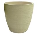 Ver imagem 3 de Kit 2 Vaso Planta 40x40 Oval Moderno Polietileno BGPLASTICOS V1340 BEGE CASTANHA 012