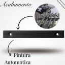 Ver imagem 3 de Kit 15 Puxador Port Gavet Móveis Cozinha Drop Alumínio 125mm - Preto