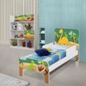 Quarto Infantil Completo com Estante e Cama Dinossauro - 1