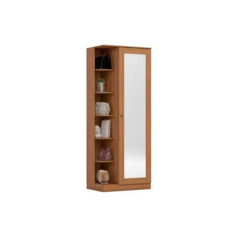 Armário Sapateira Solteiro 1 Porta Esp Duetto Cinamomo Henn