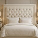 Ver imagem 2 de Cabeceira Casal Queen 160 Cm Elegance Bouclé Off White - Nexta Casa