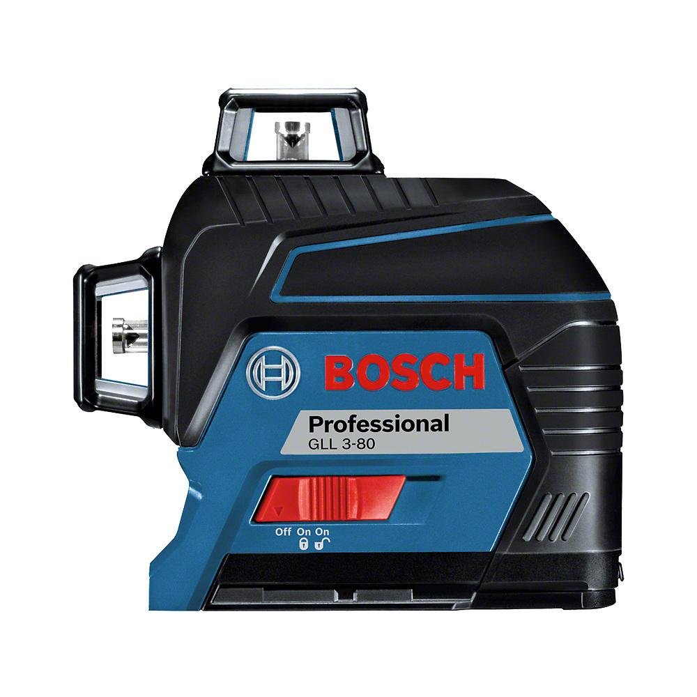 Nível a Laser Linhas Vermelho 360º 80m Gll 3-80 Bosch - 3