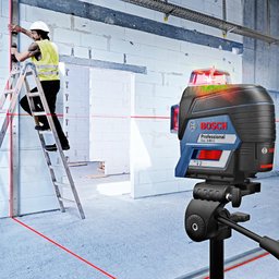 Nível a Laser Linhas Vermelho 360º 80m Gll 3-80 Bosch - 9