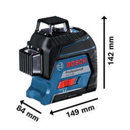Nível a Laser Linhas Vermelho 360º 80m Gll 3-80 Bosch - 5