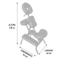 Ver imagem 6 de Cadeira De Massagem Portátil Quick Massage Shiatsu