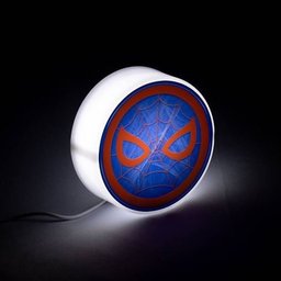 Mini Luminária Led Redonda Homem Aranha Usb Marvel - 3