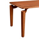 Ver imagem 4 de Mesa de Jantar Retangular 140x70cm Noby Madeira Liptus Castanho Claro - Sallar Home