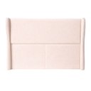 Ver imagem 1 de Cabeceira de Cama Box Diamond Casal Padrão 140 cm Estofada Boucle Creme