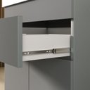Ver imagem 5 de Conjunto para Banheiro com Espelheira e Cuba de Porcelanato 60cm Fly Yescasa Cinza