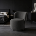 Ver imagem 6 de Kit 2 Poltronas Lia Compacta Orgânica Bouclé Moderna Confortável Sala Espera Recepção Consultório Ha