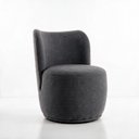 Ver imagem 7 de Kit 2 Poltronas Lia Compacta Orgânica Bouclé Moderna Confortável Sala Espera Recepção Consultório Ha