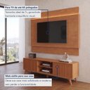 Ver imagem 5 de Rack com Painel para TV até 65 Polegadas 185x196cm MDF Pés em Madeira Maciça Paris Gaia