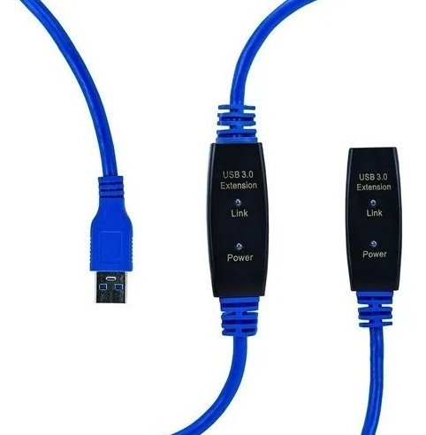 Cabo Extensor Usb 3.0 Macho/femea C/ Repetidor de Sinal 20m - 3