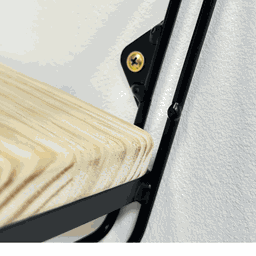 Nicho Prateleira Pinus 16 Cm X 49 Cm - Super Luxo C/suporte Preto - 3
