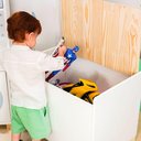 Ver imagem 6 de 2 Baús Organizadores - Tamanho g Kit Livro Educativo em Madeira