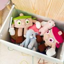 Ver mais imagens de 2 Baús Organizadores - Tamanho g Kit Livro Educativo em Madeira