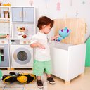 Ver imagem 2 de 2 Baús Organizadores - Tamanho g Kit Livro Educativo em Madeira