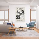 Ver imagem 3 de Quadro Canvas The Cut Outs Matisse 70x50cm Mold Branca