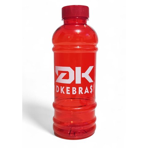 Garrafa Galão de Água 500ml Dk Dkebras Treino Fitness Rosca Vermelho