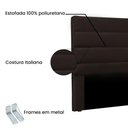 Ver imagem 2 de Cabeceira King 1,95m La Italiana Corano Marrom