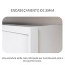 Ver imagem 6 de Guarda Roupa Casal Logan 3 Portas 4 Gavetas Neve com Nicho – Novo Horizonte