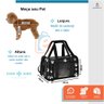 Bolsa de Transporte Pet Avião Viagem para Reforçada Cachorros e Gatos Cabine - Duke & Dixie - 3
